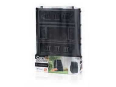 Prosperplast Schwarz Komposter + Gartensack, Compost Box 850L (850 L) - Image 2