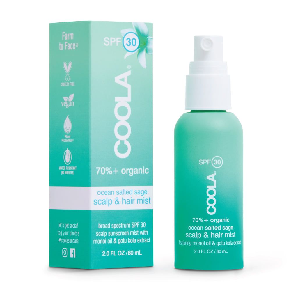 Coola Llc Classic Organic Scalp &Amp Hair Mist Spf 30, 60 Ml Sunscreen Spray Adults