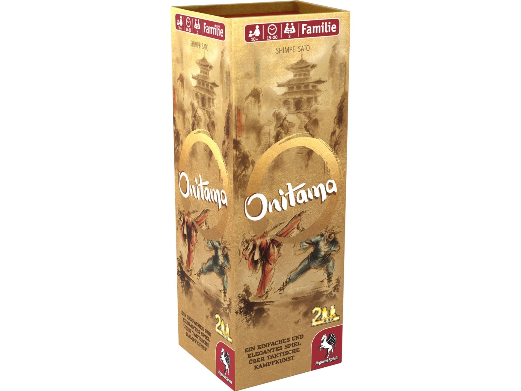 Pegasus Onitama, Brettspiel, Strategie, 10 Jahr(E), 15 Min, 20 Min, Familienspiel
