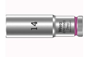 Wera 8790 Hmb, Sokkel, 3/8", Metric, 1 Hoved(Er), 14 Mm, Krom-Vanadium-Stål