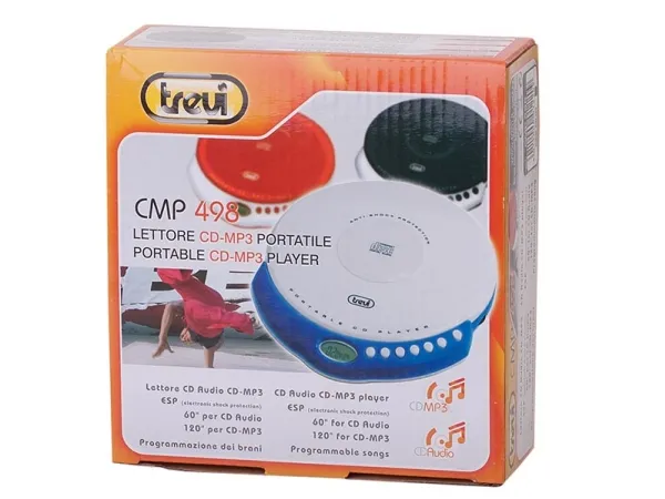 Trevi CMP 498, Svart, Personlig CD-spelare | TV, Ljud & Bild - Stereo - Bergsprängare | GameStuff