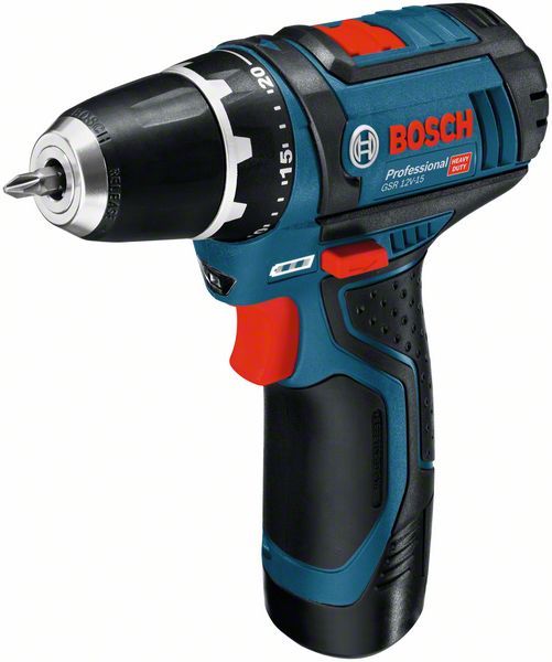 Bosch Recharge/Chemische Maschine Gsr12v-15 2X2ah