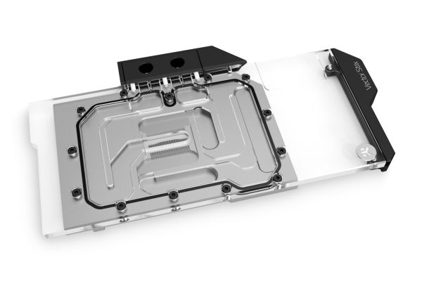 EK Water Blocks 3831109836774, Vandblok, Akryl, Kobber, Sort, Nikkel, Transparent, 3-pin, 1/4, Grafikkort