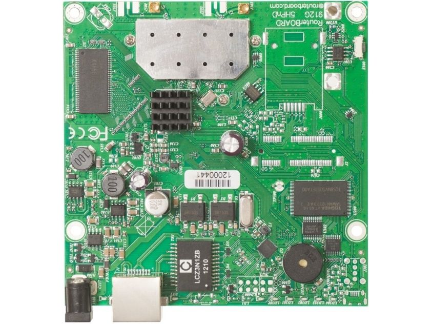 Mikrotik Rb911g-5Hpnd, Bundkort, Router, Wi-Fi 4 (802.11N), Ieee 802.11A, Ieee 802.11N, Ieee 802.3Af, Ar9342, 600 Mhz