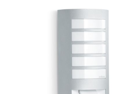 STEINEL L 12, Udendørs vægbelysning, Sølv, Aluminium, IP44, II, IK03