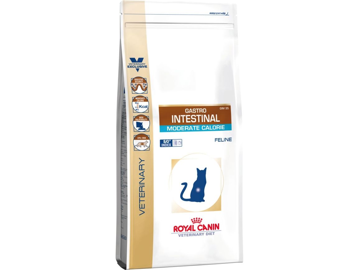 Royal Canin Intestinal Gastro Moderate Calorie Katzen-Trockenfutter 4 Kg