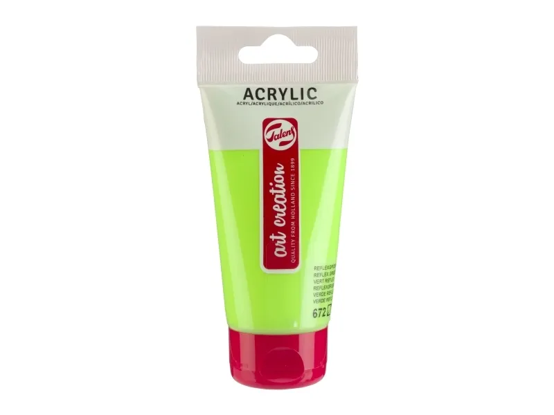 Talens Art Creation Acrylic Colour Tube Reflex Green 672 | Skola & Hobby - Konstmaterial - Akryl & Akvareller | GameStuff