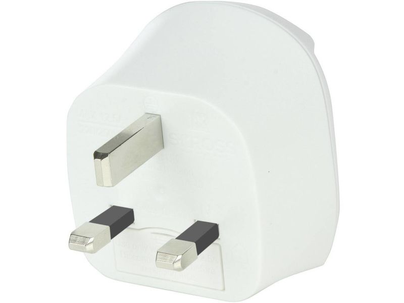 Skross 1.500230-E, Type G (UK), Type C (eurostik), 100 - 250 V, 10 A, Hvid, 3250 W