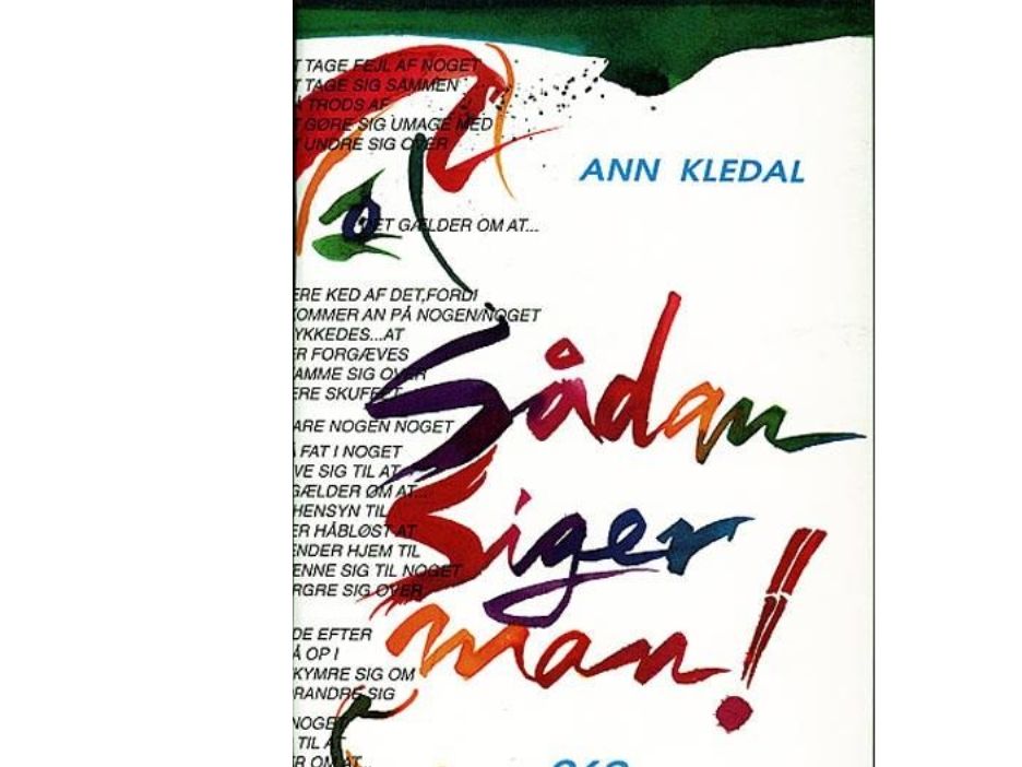 Sådan Siger Man! | Ann Kledal