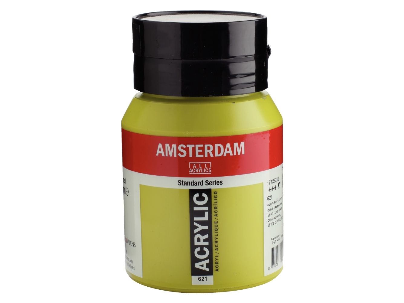 Amsterdam Standard Series akrylkärl olivgrön ljus 621 | Skola & Hobby - Konstmaterial - Akryl & Akvareller | GameStuff
