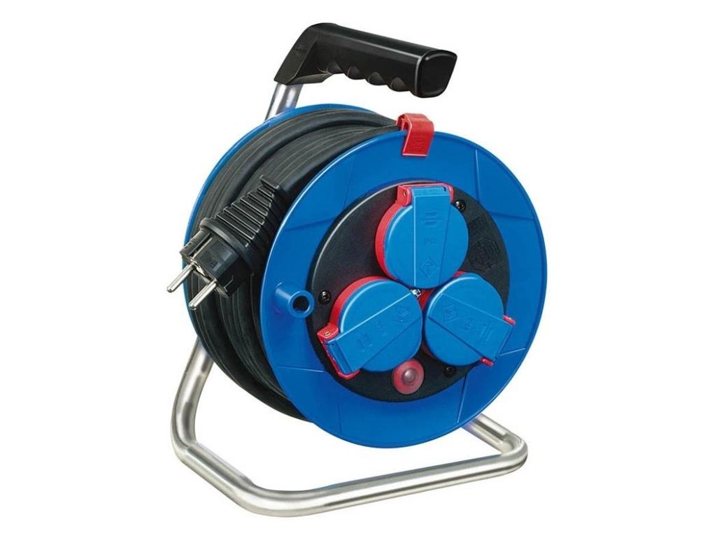 brennenstuhl Garant Compact IP44 Super-Solid cable reel 15m AT-N05V3V3-F3G1,5 - Stikdåse - output-stikforbindelser: 3 - 15 m ledning