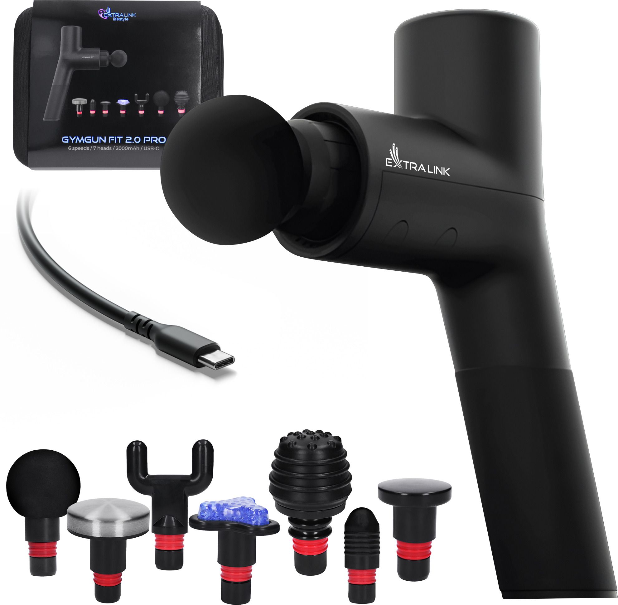 Masażer Extralink Gymgun Fit 2.0 Pro
