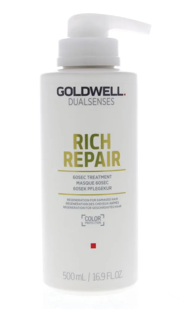 Goldwell Dualsenses Rich Repair 60-Second återställande behandling 500 ml | Hårvård - Hårprodukter | GameStuff