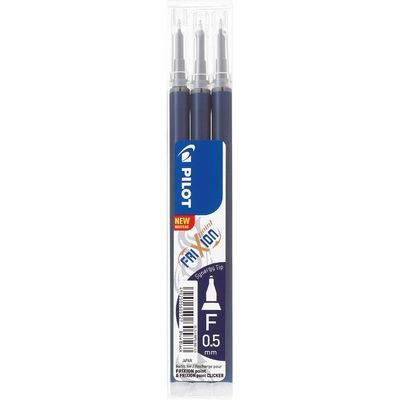 Refill, Pilot Frixion Point Clicker 0,5 Mm Sort - 3 Stk./Pakke