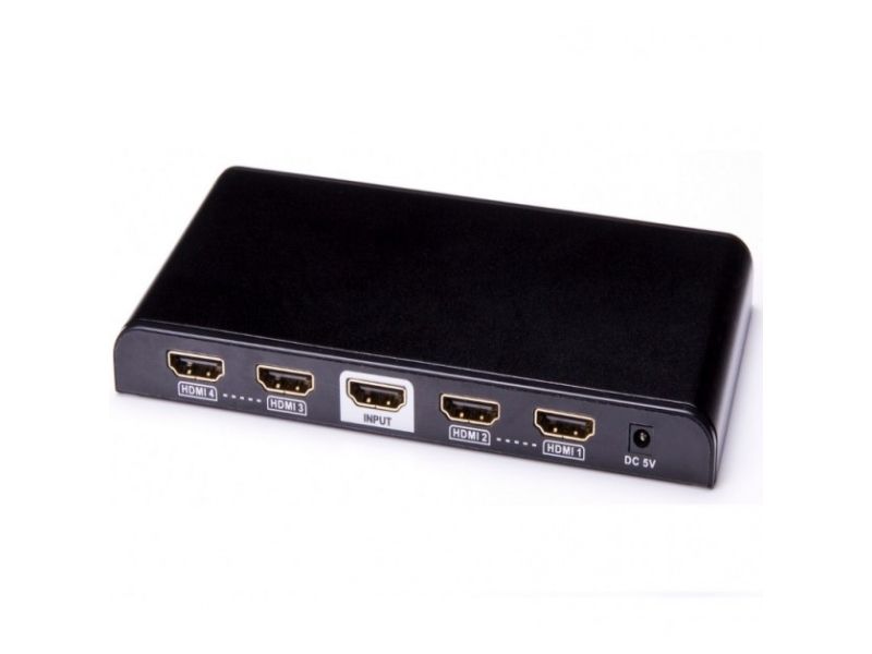 Techly 1 X 4 Hdmi Splitter 4K X 2K - Video-/Audiosplitter - 4 X Hdmi - Desktop