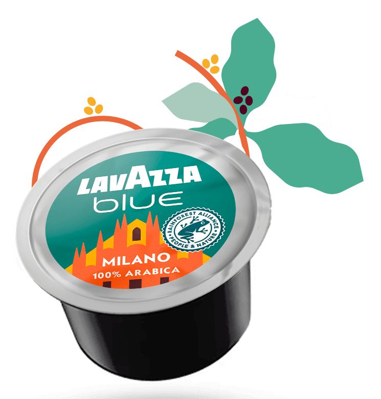 Lavazza Milano, Kaffekapslar, Kaffe, Medelrostade, Gr&ouml;n, Lavazza, 900 g