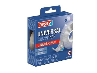 Tesa Dobbeltklæbende Tape 3 M 30 Mm, Gennemsigtig (55810-00000-00)