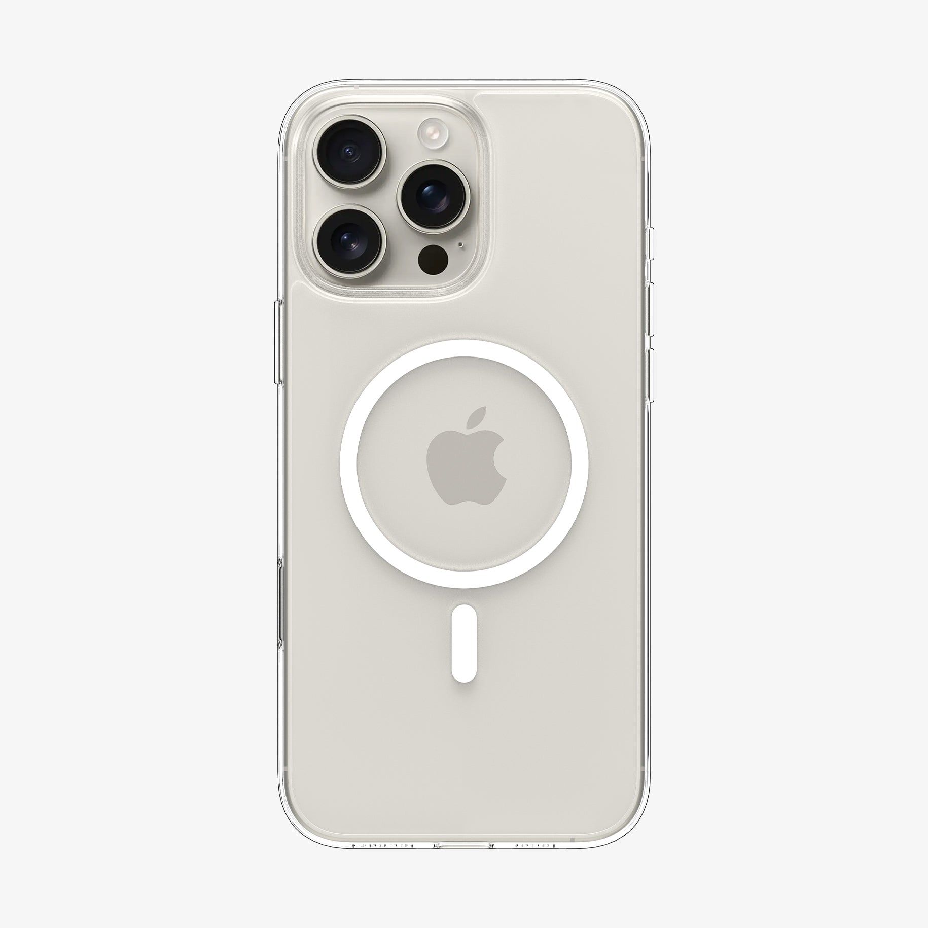 Dėklas Spigen Thin Fit T Magsafe, Skaidrus Baltas - Iphone 16 Pro