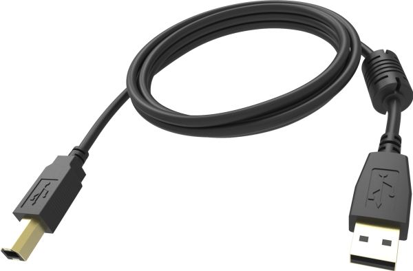 Vision Professional - Usb-Kabel - Usb (Han) Til Usb Type B (Han) - Usb 2.0 - 3 M - Sort