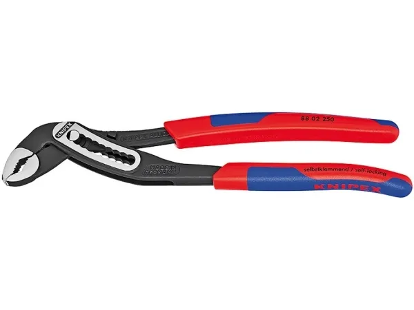 Knipex 88 02 250, Tunge-og-spids tang, 5 cm, 4,6 cm, Krom-vanadium-stål, Blå, Rød, 250 mm