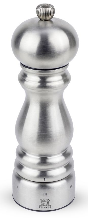 Peugeot Paris Chef, Peberkværn, Rustfrit stål, Rustfrit stål, 180 mm
