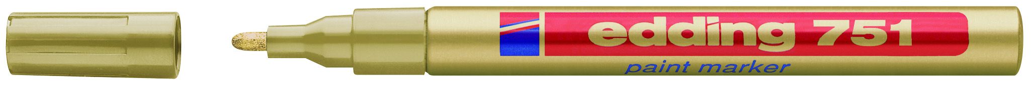Edding 751 Paint Marker Gold (10), Guld