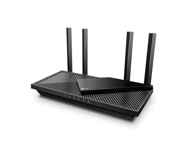 TP-LINK AX3000 Dual-Band Wi-Fi 6 RouterSPEED: 574 Mbps at 2.4 GHz + 2402 Mbps at 5 GHz SPEC: 4× Antennas, 1× Gigabit | Datortillbehör - Nätverk - Routrar & Firewalls | GameStuff