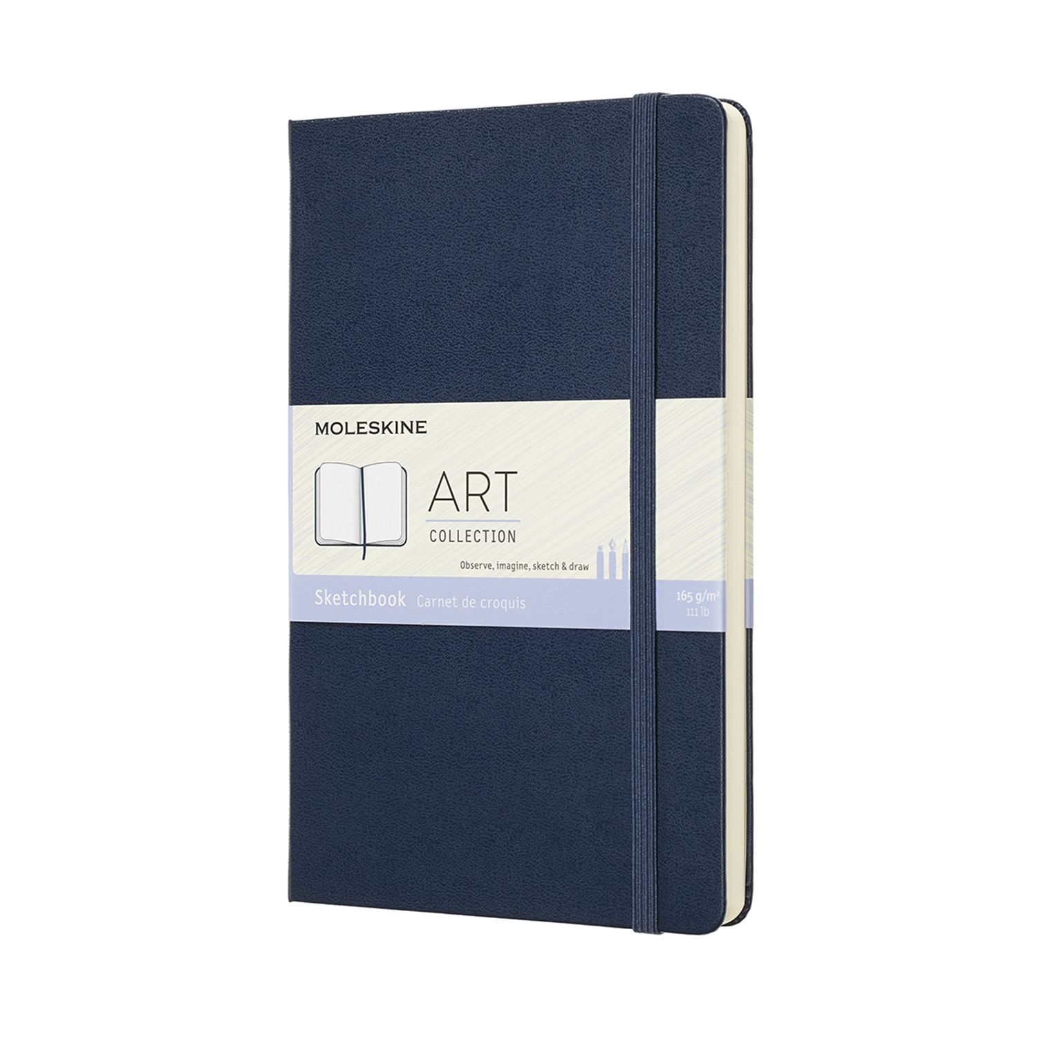 Moleskine 805-83-4171-561-1, Monokromatisk, Blå, Mat, 165 g/m2, Indbundet, Voksen