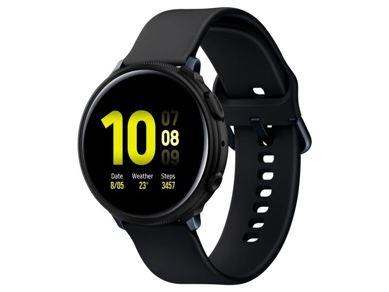 Spigen Acs00218, Hülle, Smartwatch, Schwarz, Samsung, Galaxy Watch Active 2 (40Mm), Kratzresistent, Schockresistent