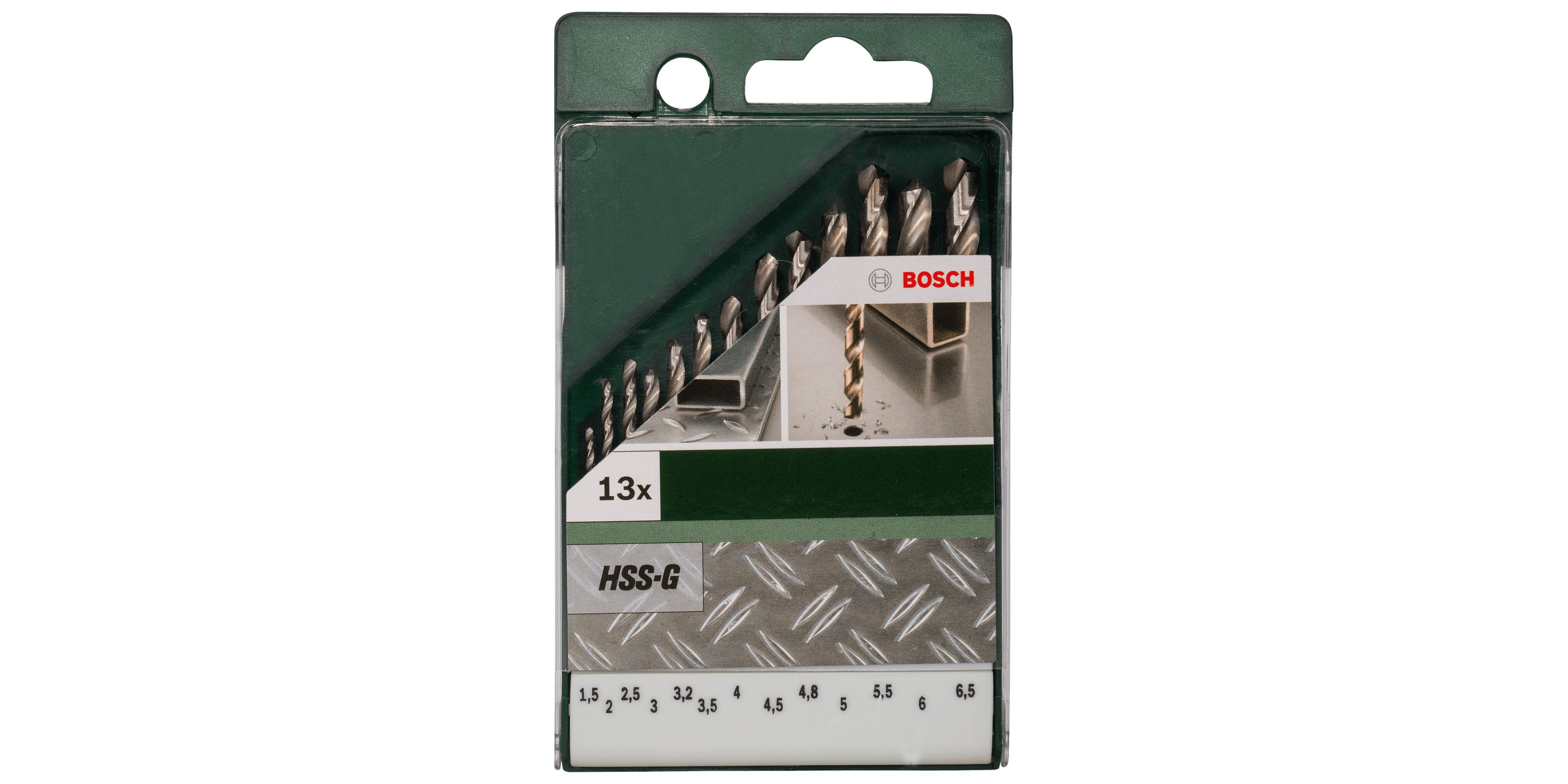 Bosch Accessories 2609255061 Hss Metall-Spiralbohrer-Set 13Teilig Geschliffen Din 338 Zylinderschaft 1 Set