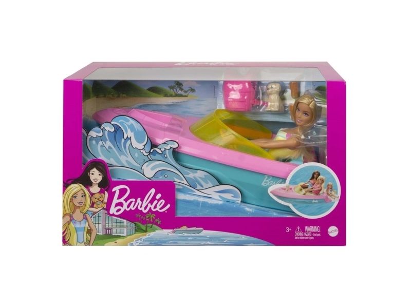 Barbie Doll And Boat