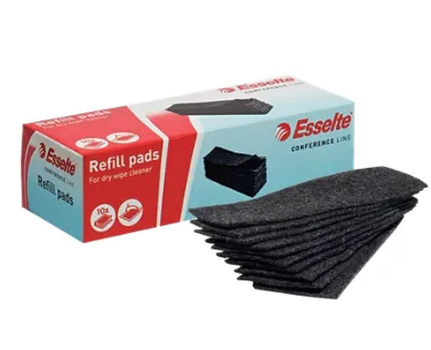 Filtkuddar för Esselte whiteboardtorkare - påfyllningsdynor (10 st.) | Skrivredskap - Märkpennor - Whiteboard pennor | GameStuff