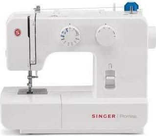 Singer 1409 Promise, Weiß, Nähen, 4 Step, Variabel, Drehregler, 5 Mm