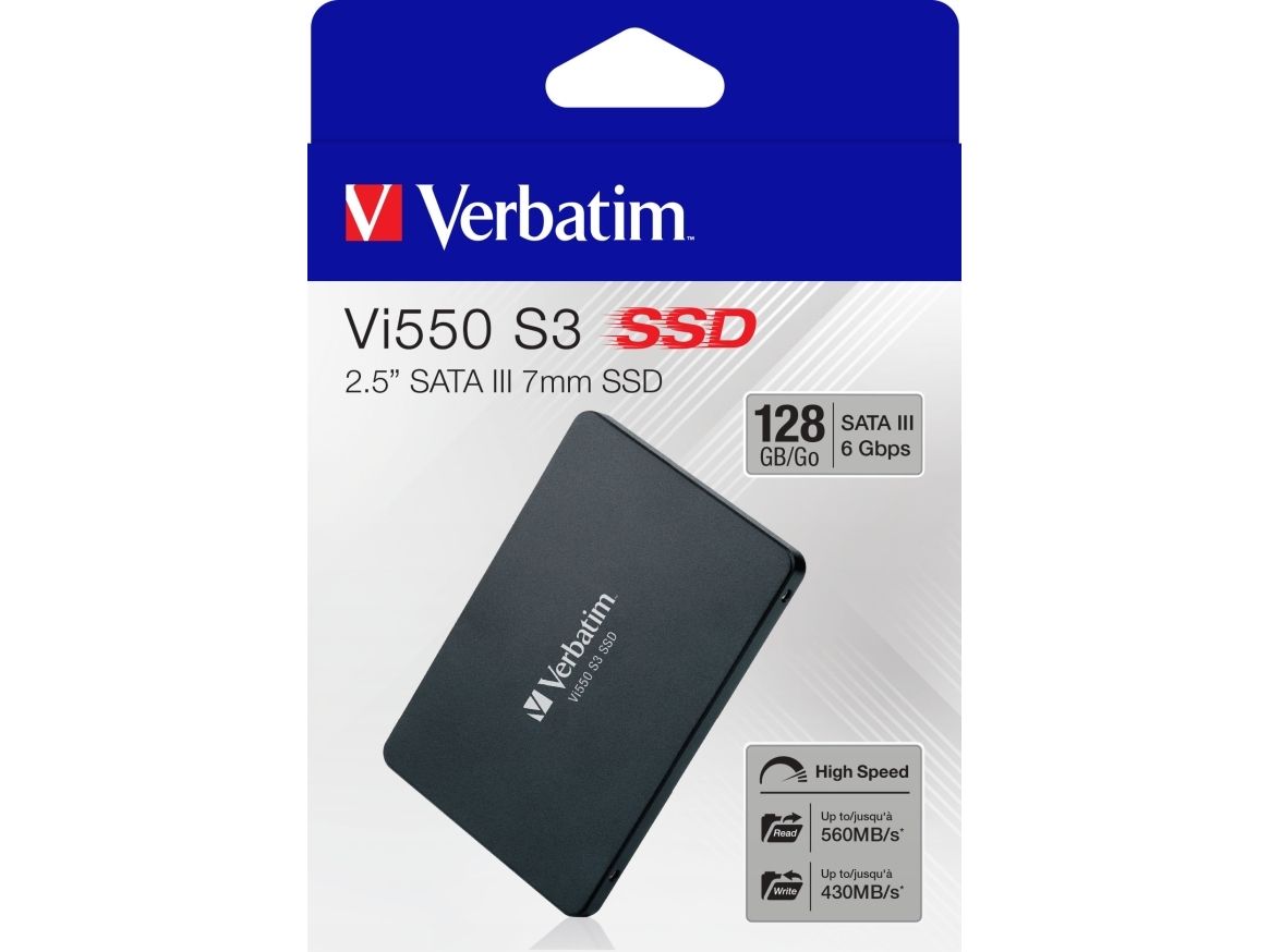 Verbatim Vi550 - Ssd - 128 Gb - Intern - 2.5" - Sata 6Gb/S