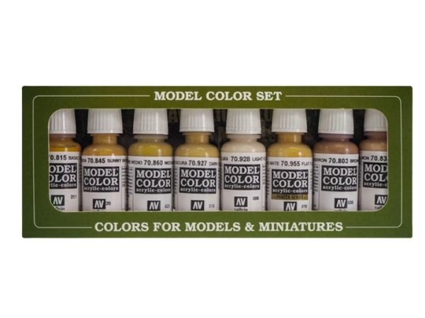 Vallejo 70124 (166,60€/l) Face + Skintones Gesichts- & Hautfarbe, 8 x 18 ml Neu - Image 3