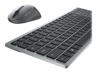 Dell Pro Plus Compact - Sats med tangentbord och mus - trådlös - 2.4 GHz, Bluetooth 5.0 - QWERTY - USA, internationellt - Titan gray | Datortillbehör - Möss & Tangentbord - Tangentbord | GameStuff