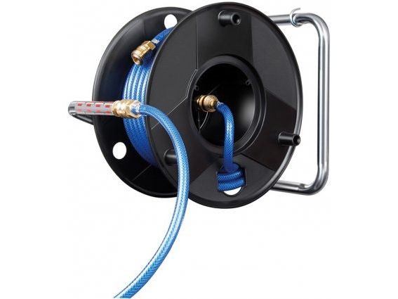 Brennenstuhl 1127010, Vægmonteret rulle, Vejledning, Funktionel, Sort, Plast, Stål, Vægmonteret