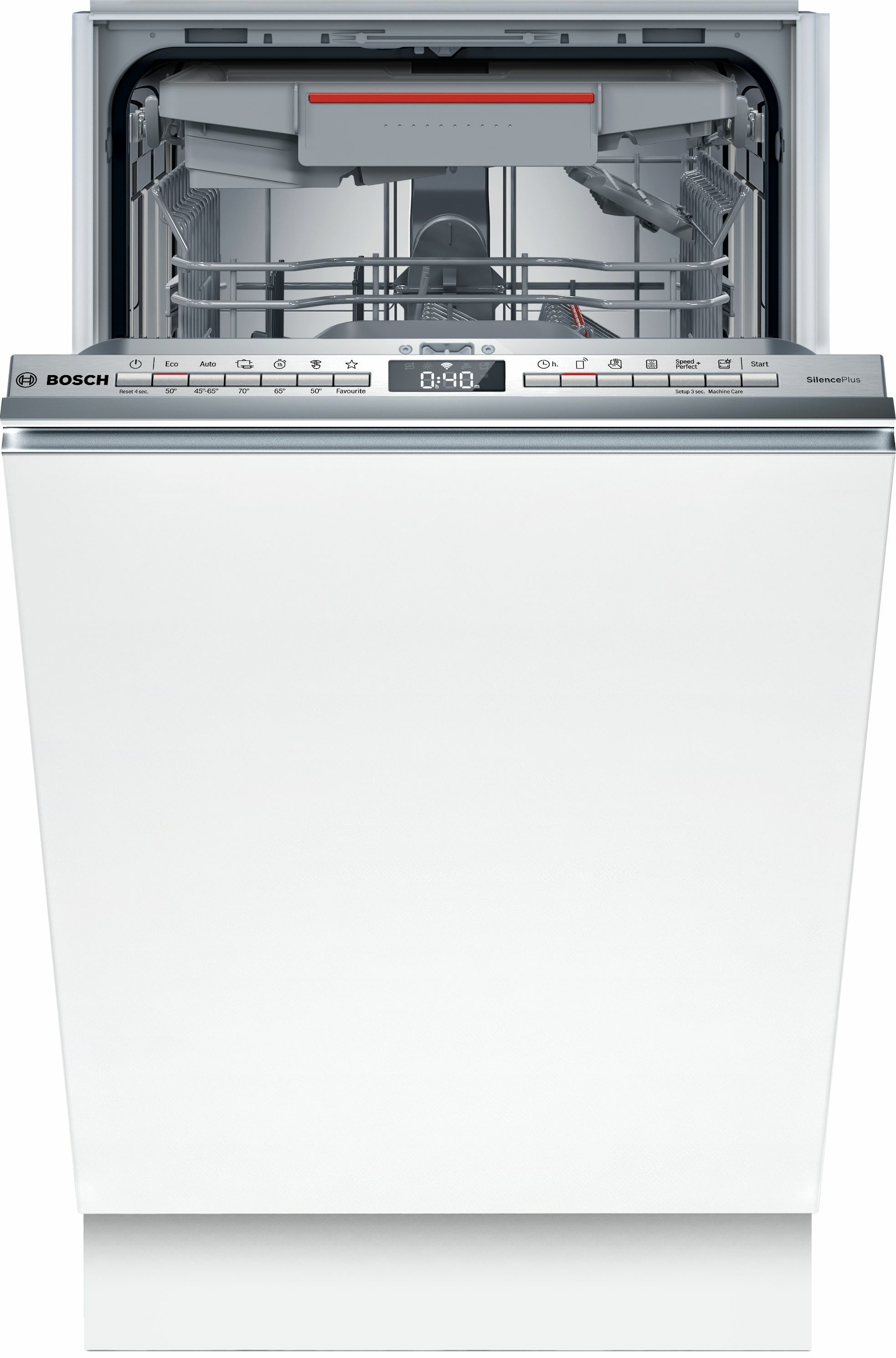 Bosch SPV4EMX25E integrerad diskmaskin 10 kuvert, klass C, 45 cm, vit