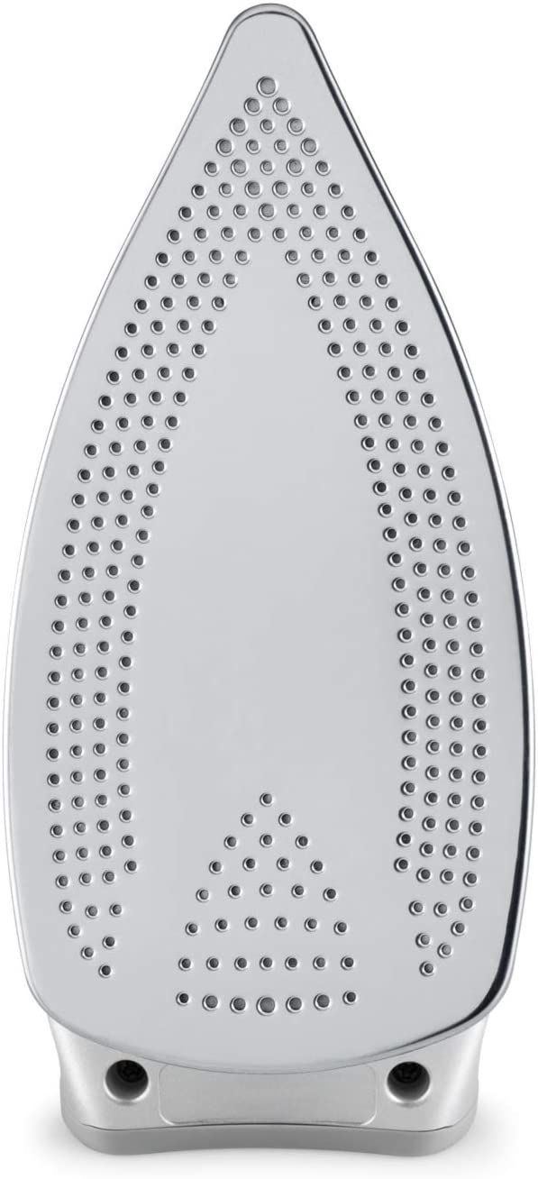 Solac Viaggio Pro, Trocken- & Dampfbügeleisen, Edelstahl-Bügelsohle, 45 G/Min, Grau, Rot, 1100 W, 120 - 240 V