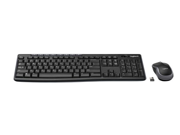 Logitech Mk270 Wireless Combo - Sæt Med Mus Og Tastatur - Trådløs - 2.4 Ghz - Nordisk