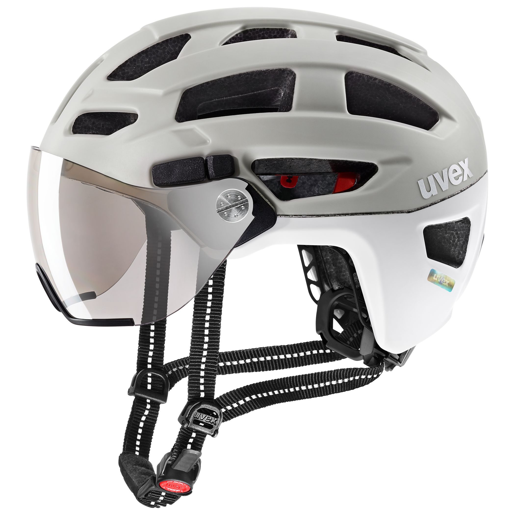 Uvex Finale visor, Integralhj&auml;lm, Gjuten konstruktion, Justeringssystem IAS, Hj&auml;lmvisir, M&auml;tt
