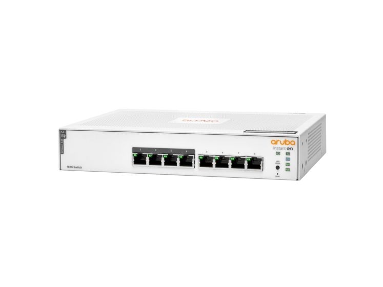 Hpe Networking Instant On 1830 8-Port Poe+ Switch [8X Gigabit-Lan, Poe+ 65W, Lüfterlos]