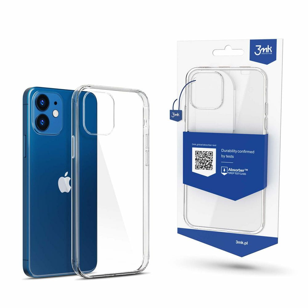3Mk For Iphone 12 Mini, Tpu, Transparent, Clear Phone Case