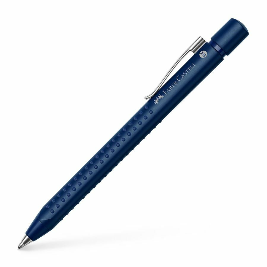 FABER-CASTELL indtrækkelig biros GRIP 2011 XB, klassisk blå trekantet, stregbredde: 0,7 mm (XB), stregfarve: blå - 1 stk (144163)