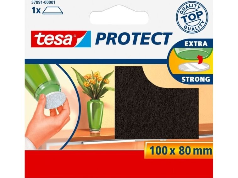 Tesa Protect, Braun, Rechteckig, 100 Mm, 80 Mm, 1 Stück(E)