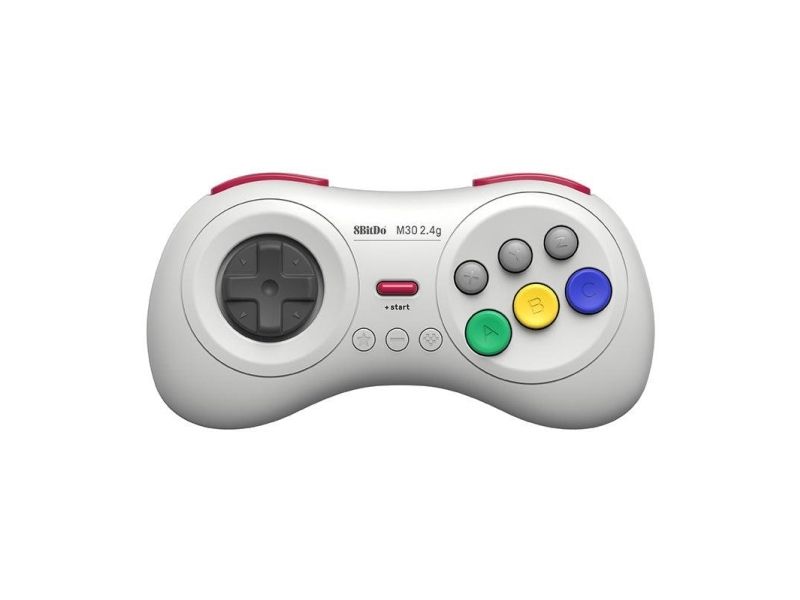 8Bitdo M30 2.4G, Gamepad, Nintendo Switch, Richtungstasten, Menü-Taste, Schaltfläche Auswählen, Schaltfläche Start, Digital, Kabellos, Mikro-Usb