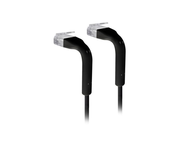 Ubiquiti UniFi - Patchkabel - RJ-45 (han) til RJ-45 (han) - 8 m - 3 mm - CAT 6 - booted - sort