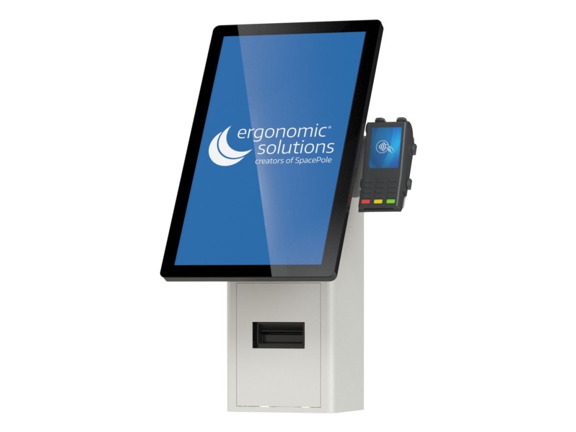 Ergonomic Solutions SPK402-32 kioskbeslag 75 x 75 mm, 100 x 100 mm, hvid
