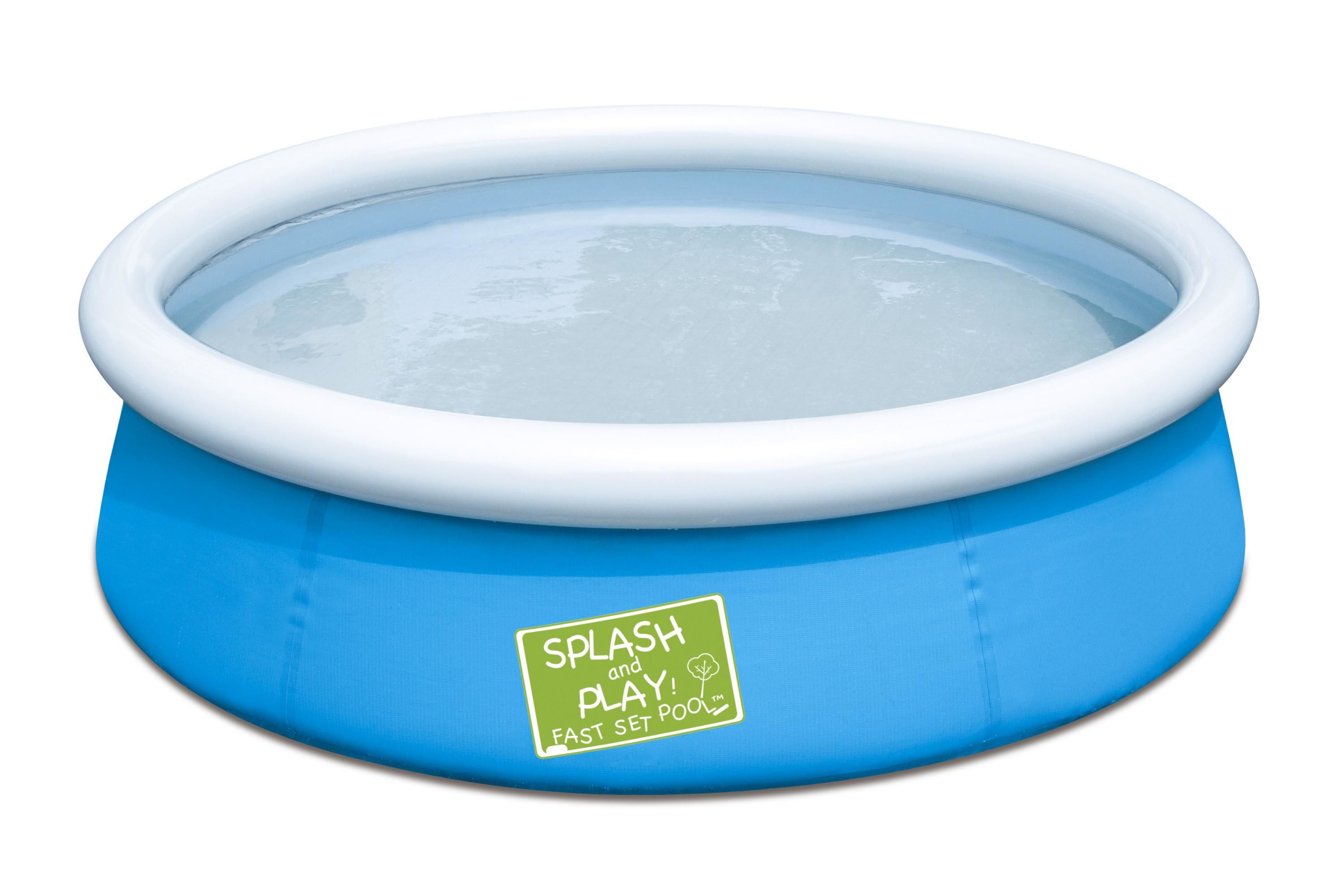 Bestway Fast Set 57241, 477 L, Oppustelig pool, Blå, Grøn, Orange, 1,93 kg