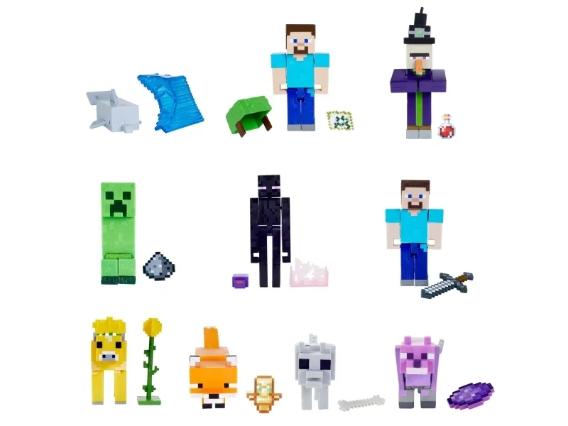 Mattel Minecraft Biome Builds figurer 8 cm, assorterade